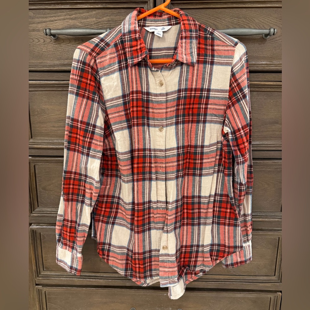 Old Navy flannel size Medium